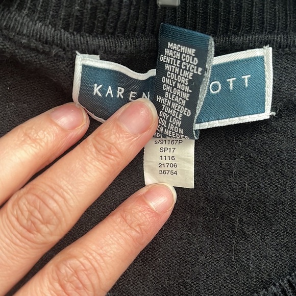 “Karen Scott (petites) Cardigan size small p” - Picture 6 of 7